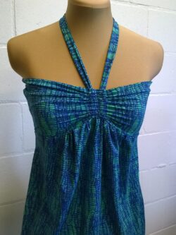 Blauw met groen
