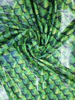 Lycra groen mermaid