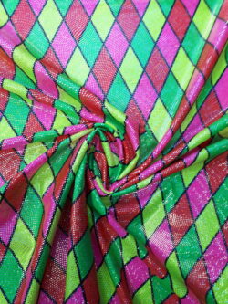 Lycra multicolour harlekijn