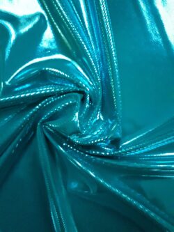 Lycra groen turquoise cresta metallic it