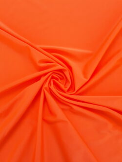 Lycra fluor oranje shiny