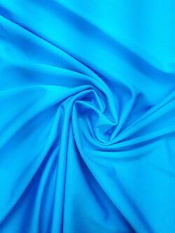 Lycra blauw turquoise shiny