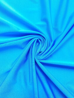 Lycra lichtblauw marine shiny