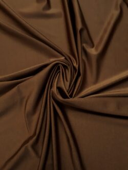 Lycra bruin caramel shiny