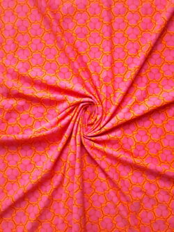 Lycra roze bloem