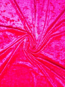 Velours crushed roze campanella