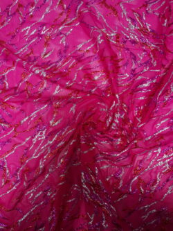 Lycra glitter netstof