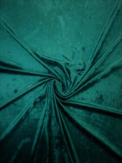 Velours crushed groen jersey