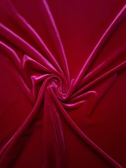 Velours smooth (gladde) rood donker