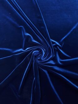 Velours smooth (gladde) blauw
