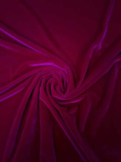 Velours smooth (gladde) paars cerise