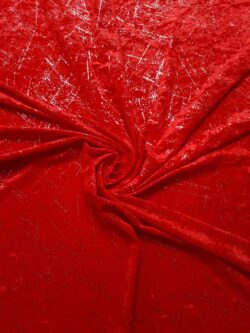Velours smooth rood silver score