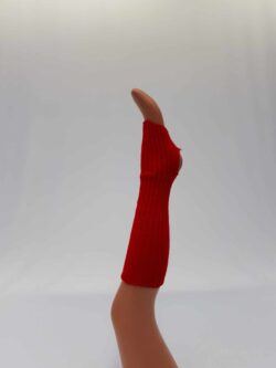 Beenwarmer kort rood