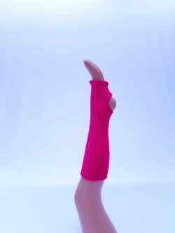 Beenwarmer kort fluor roze