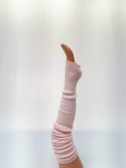 Beenwarmer lang baby roze