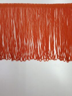 Franjes oranje lengte 15 cm