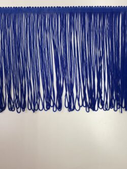 Franjes kobalt blauw lengte 20 cm