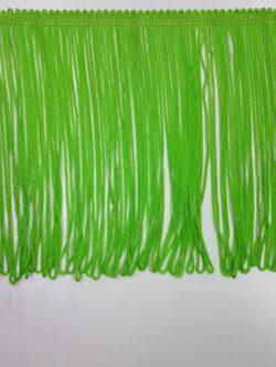 Franjes fluor groen lengte 20 cm